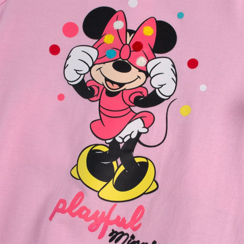 Kojenecký overal DISNEY MINNIE PLAYFUL světle růžový Velikost: 68 - obrázek 2