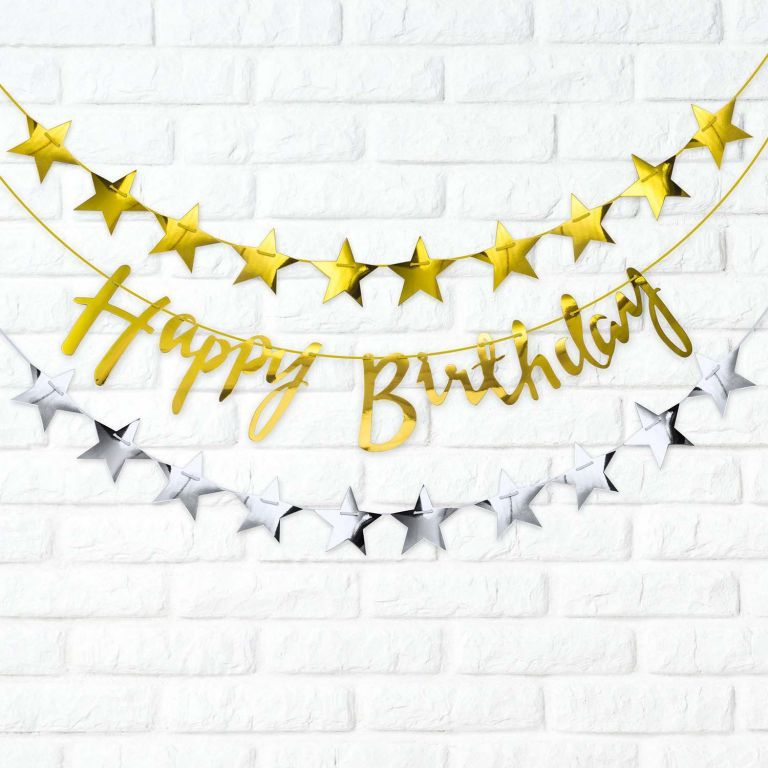 Sada narozeninových dekorací Happy Birthday - obrázek 4
