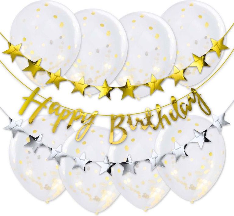 Sada narozeninových dekorací Happy Birthday - obrázek 1
