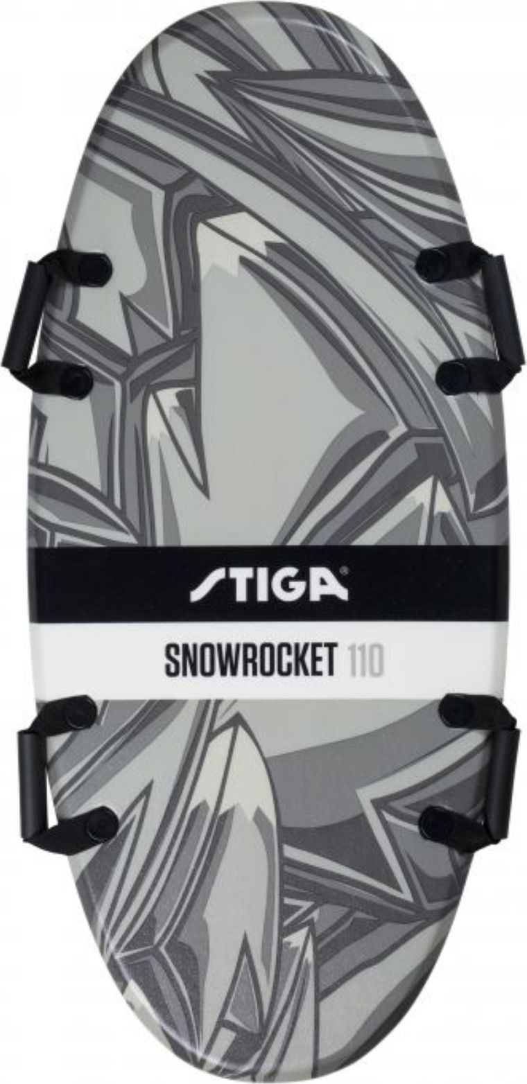 Sáňkovací kluzák STIGA Snow Rocket Graffiti 110 - černý - obrázek 1