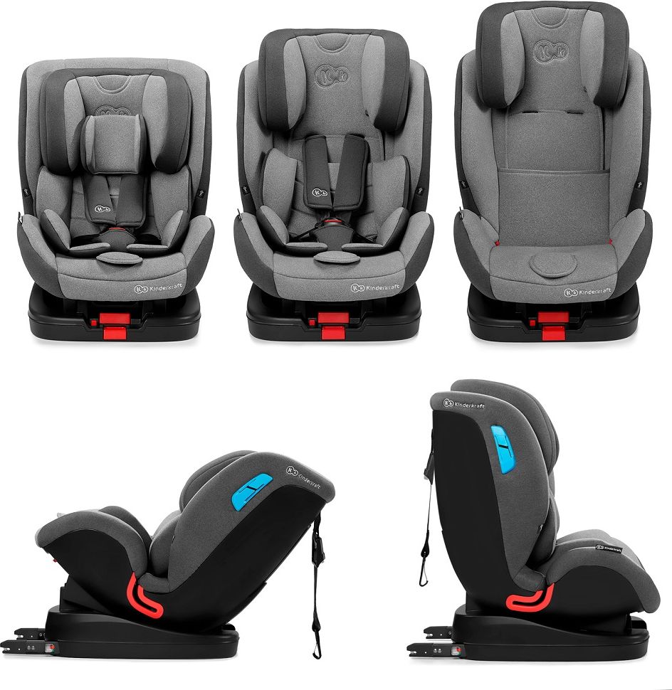 KinderKraft Autosedačka VADO with ISOFIX system grey - obrázek 2