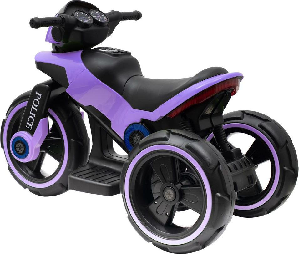 Dětská elektrická motorka Baby Mix POLICE Varianta: fialová - obrázek 80