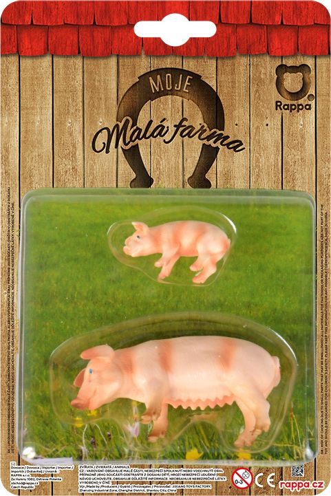 RAPPA Zvířata na farmě 2 v 1 - prasata - obrázek 2