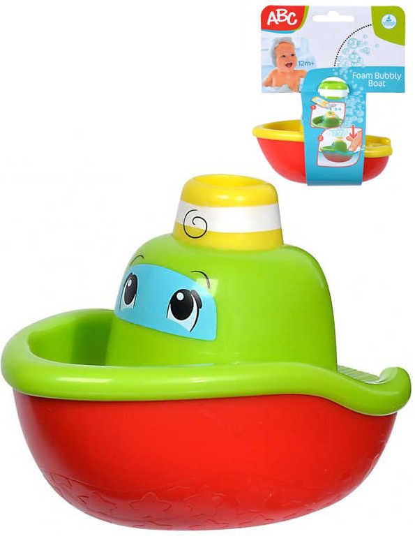 SIMBA Baby lodička s bublinkami do vany parník 11cm do vody 2 barvy - obrázek 1