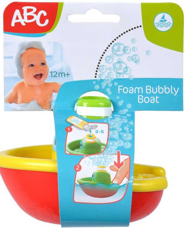 SIMBA Baby lodička s bublinkami do vany parník 11cm do vody 2 barvy - obrázek 2
