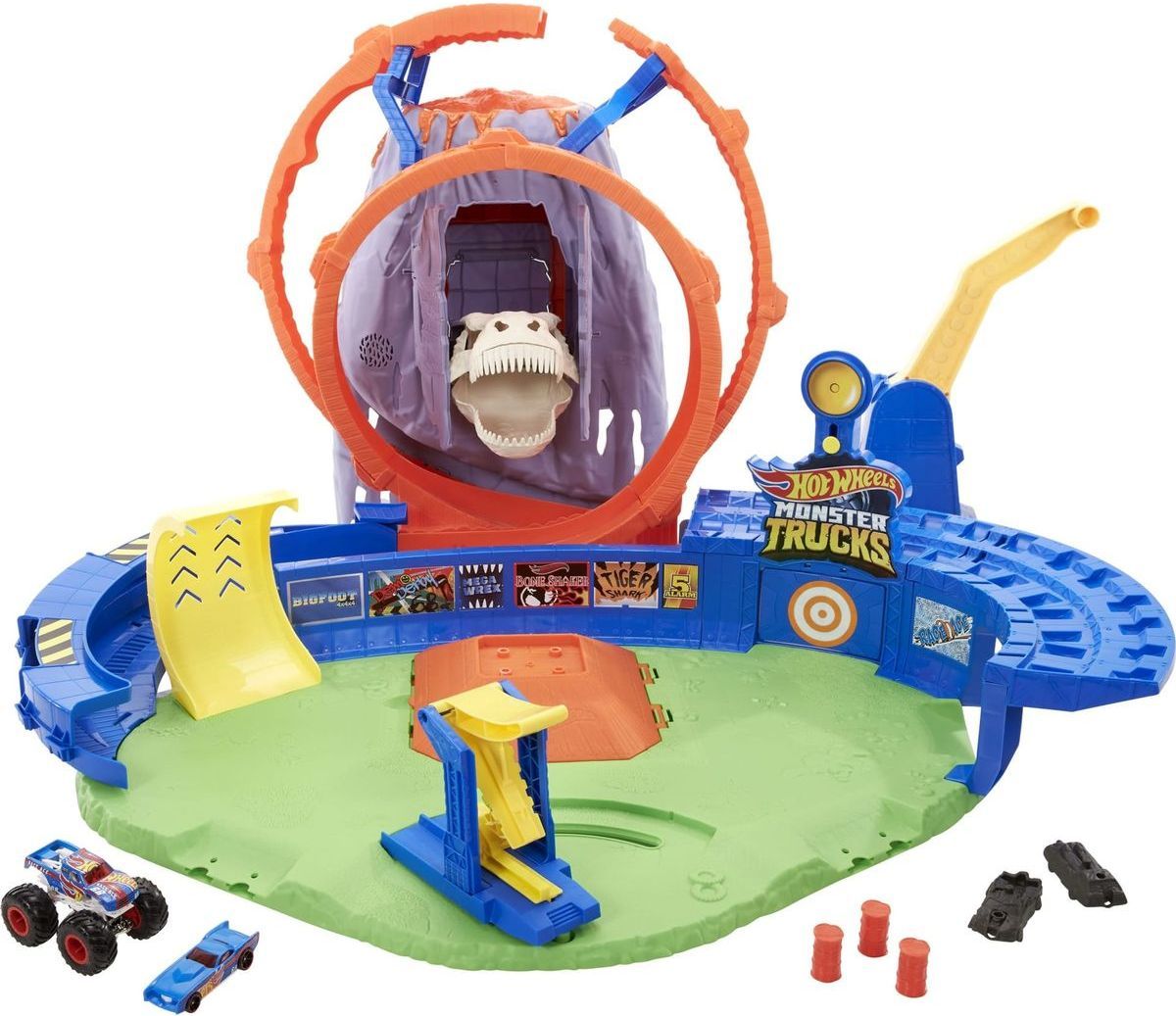 Hot Wheels Monster trucks akční prázdninový herní set - obrázek 2