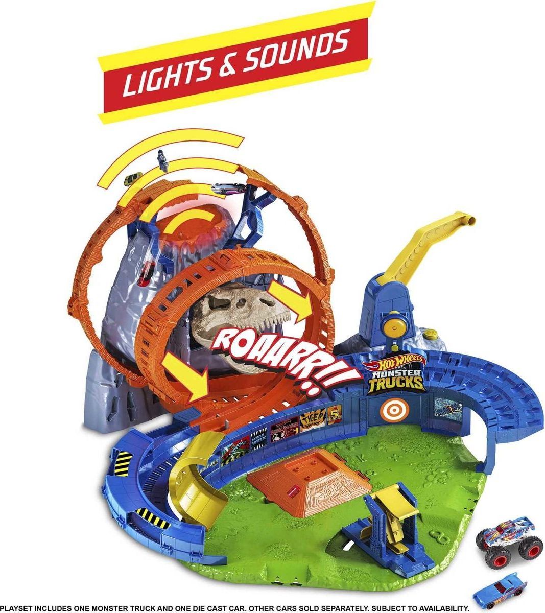 Hot Wheels Monster trucks akční prázdninový herní set - obrázek 4