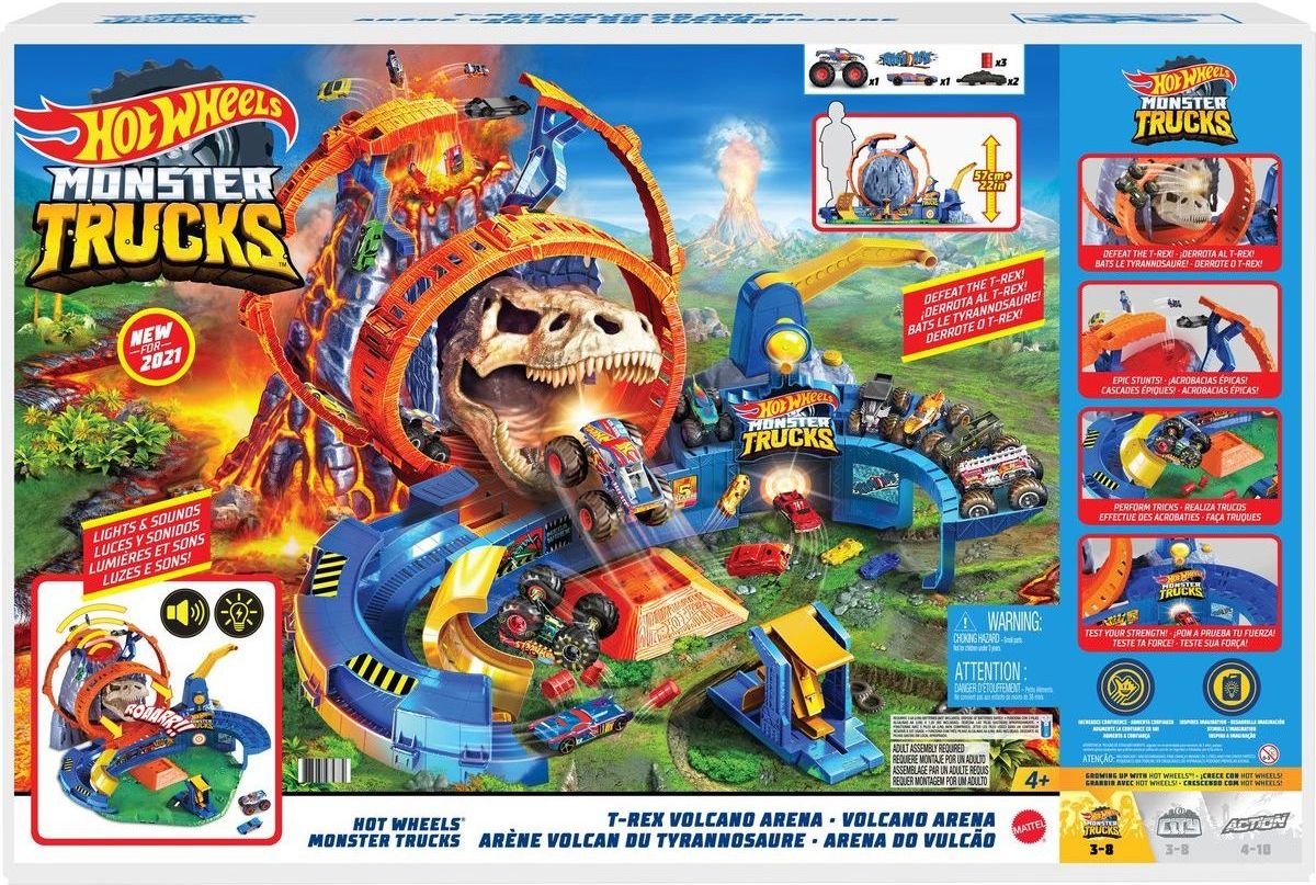 Hot Wheels Monster trucks akční prázdninový herní set - obrázek 7
