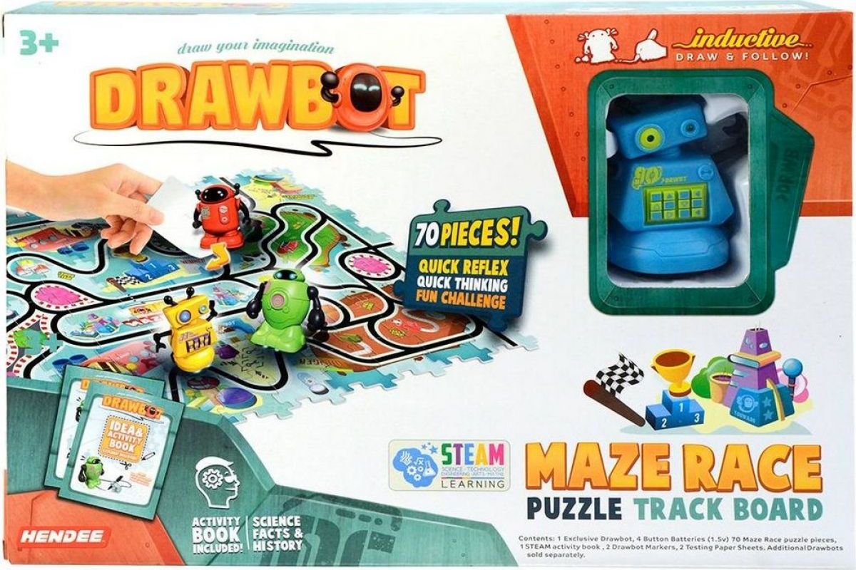 Made Drawbot robot se senzorem 8 cm - modrý - obrázek 8