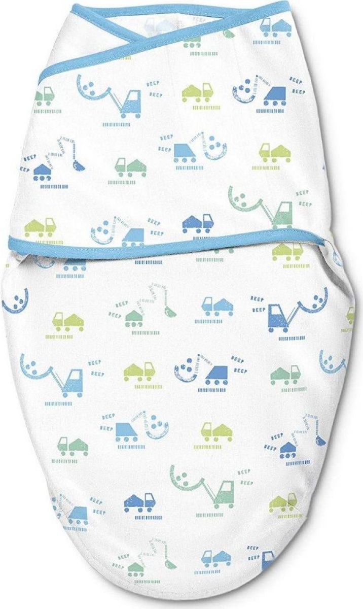 Summer Infant Zavinovačka SwaddleMe Whisper Quiet stavební stroje - obrázek 1