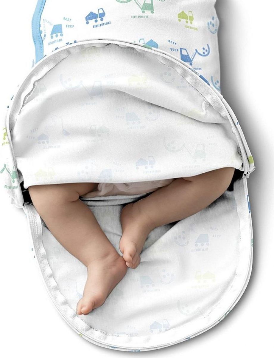 Summer Infant Zavinovačka SwaddleMe Whisper Quiet stavební stroje - obrázek 6