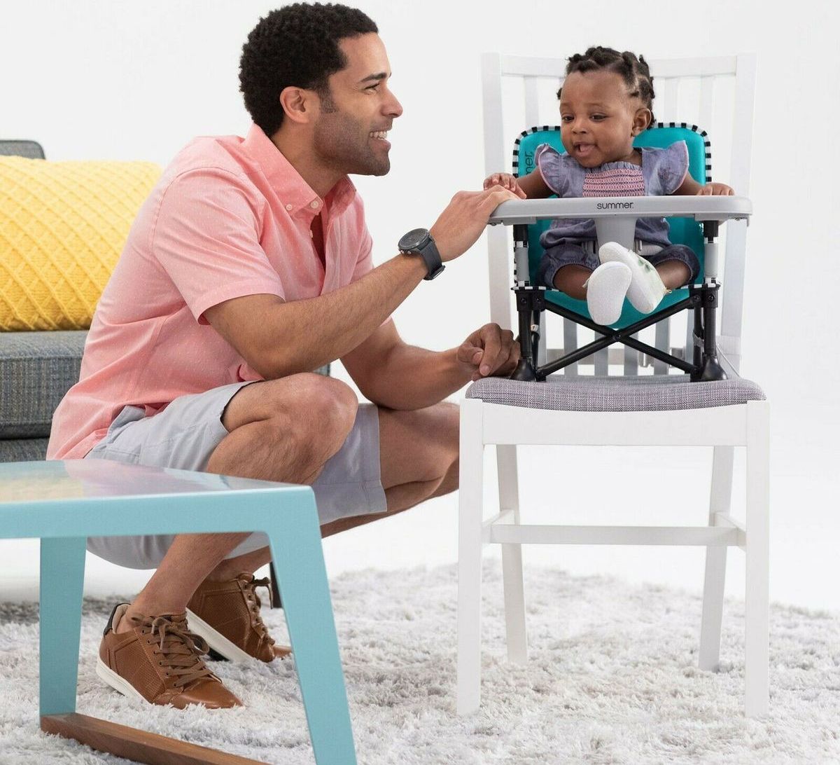 Summer Infant Dětská přenosná židle Pop n Sit Aqua - obrázek 6