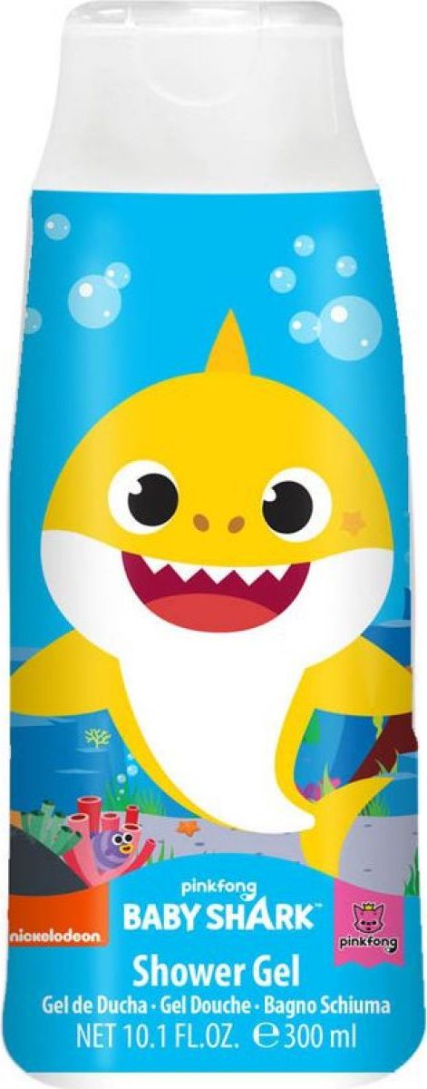 EP Line kosmetika Baby Shark sprchový gel 300 ml - obrázek 1