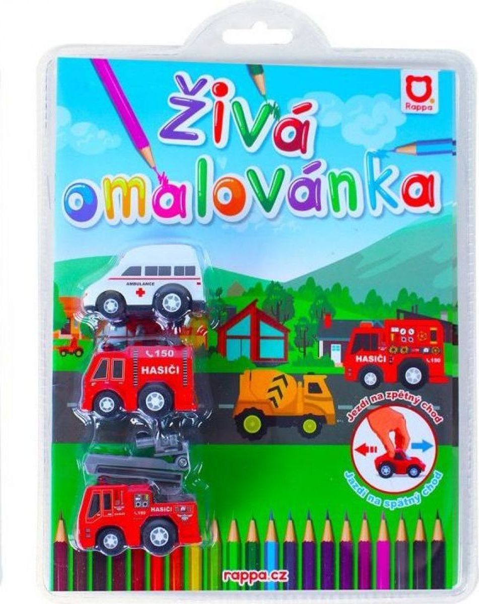 Rappa Živá omalovánka záchranáři Ambulance - obrázek 1