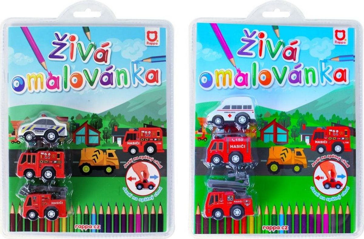 Rappa Živá omalovánka záchranáři Ambulance - obrázek 3