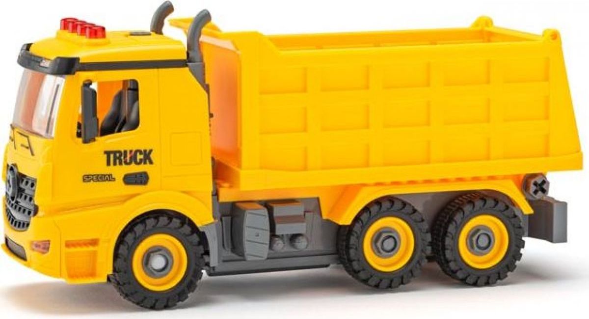 Plastica Auto Sklápěčka na dálkové ovládání stavebnice 26cm - obrázek 3