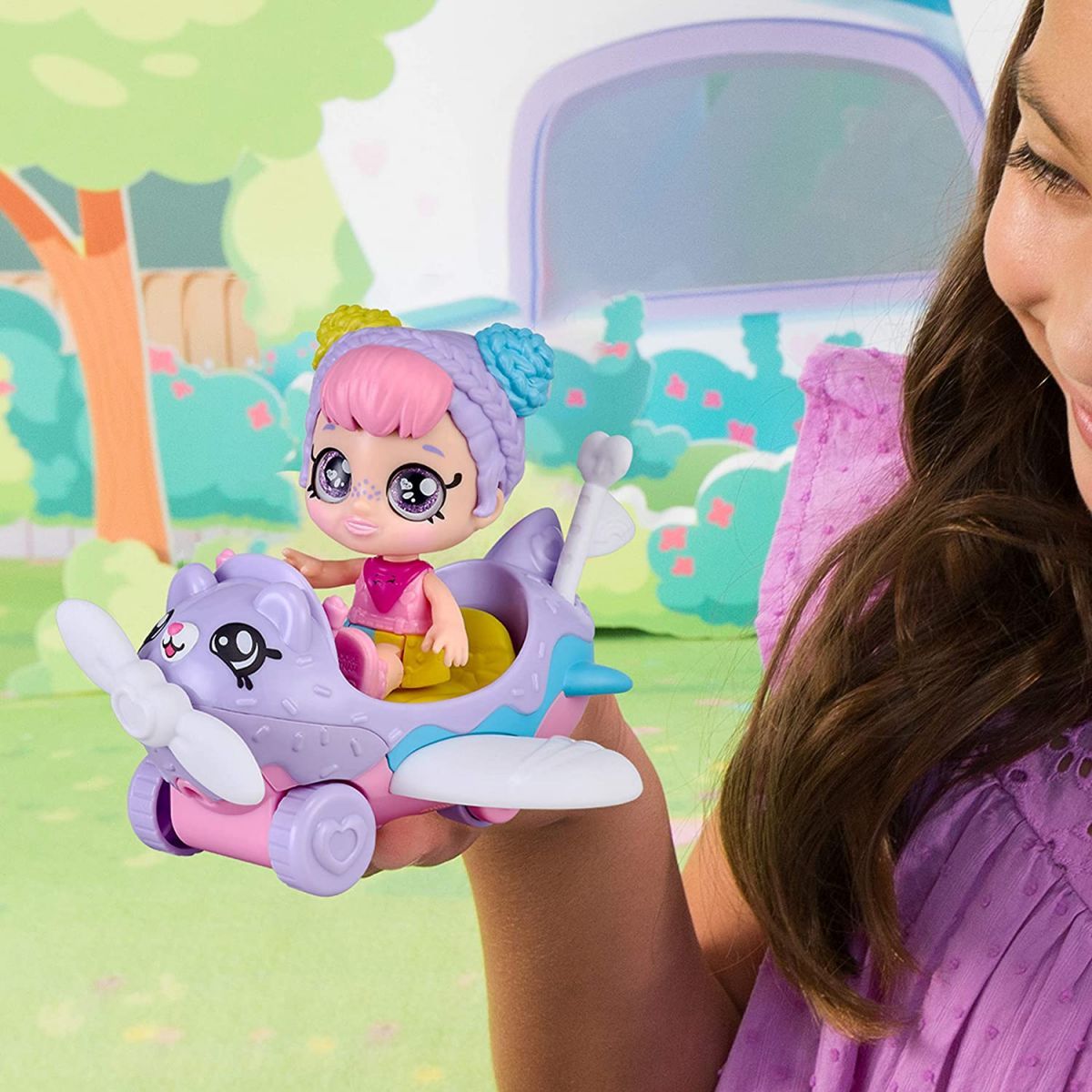 Kindi Kids Mini Rainbow Kate letadlo - obrázek 4