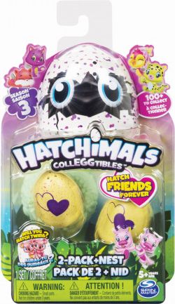 Spin Master Hatchimals sběratelská zvířátka ve vajíčku dvojbalení S3 - obrázek 1