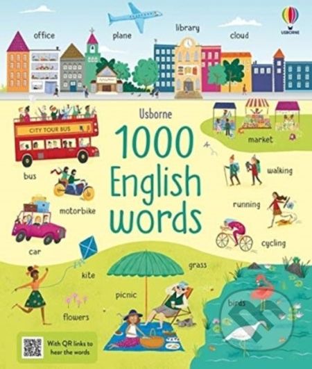 1000 English Words - Jane Bingham, Rachal Saunders (Ilustrátor) - obrázek 1