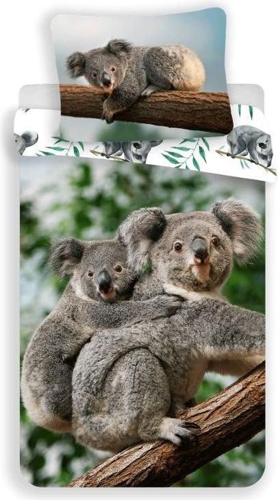 JERRY FABRICS Povlečení Koala Bavlna, 140/200, 70/90 cm - obrázek 1