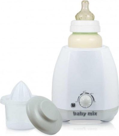 Elektrický ohřívač lahví a dětské stravy s příslušenstvím Baby Mix šedý, Šedá - obrázek 1