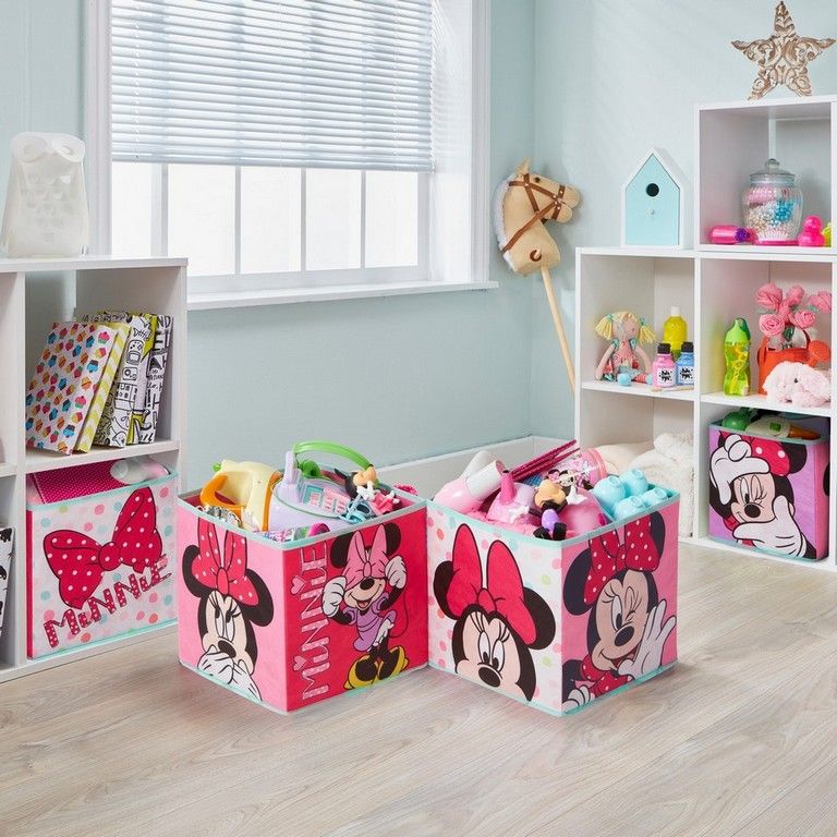 DĚTSKÉ LÁTKOVÉ ÚLOŽNÉ BOXY MINNIE MOUSE - obrázek 4