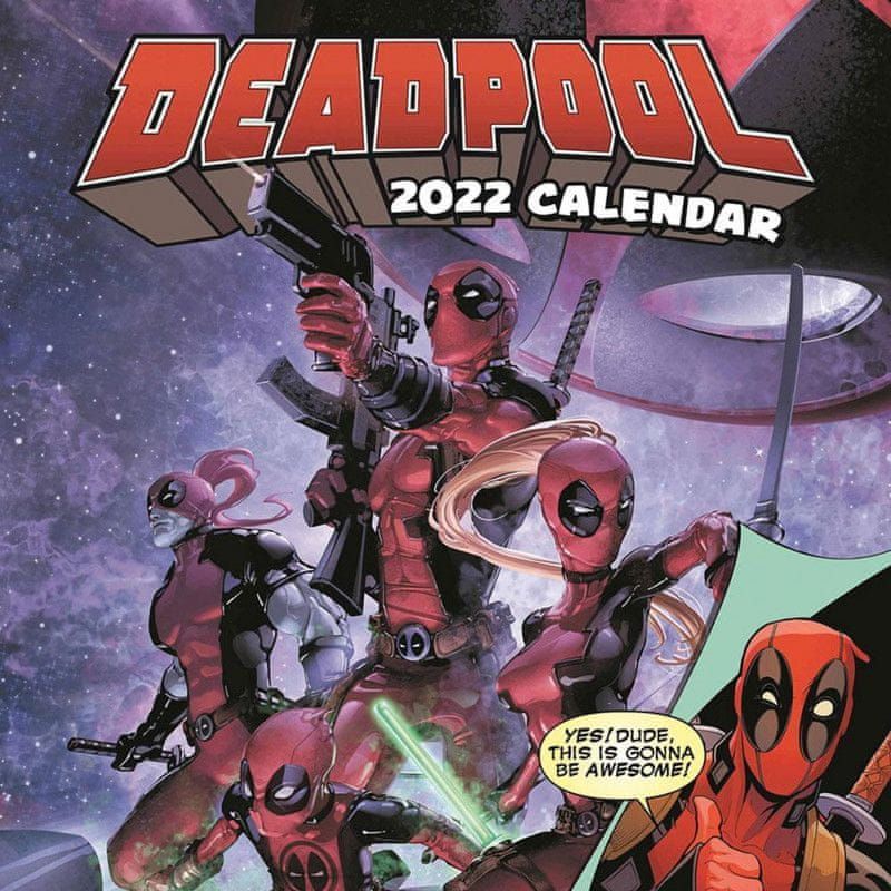 Fotbalový Ráj Kalendář Deadpool 2022 - obrázek 1