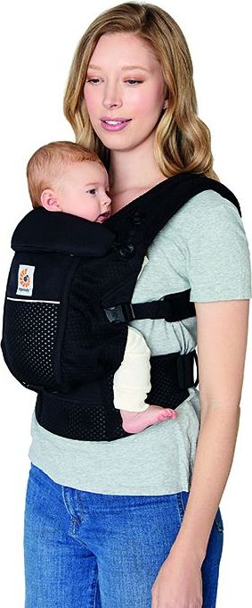 ErgoBaby Nosítko na nošení dětí Adapt Soft Flex Mesh Onyx Black 2021 - obrázek 1