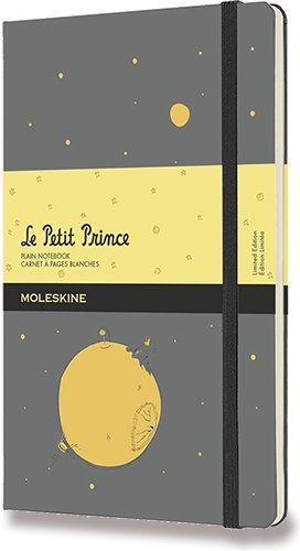 Moleskine Zápisník Le Petit Prince - tvrdé desky L, čistý, šedý A5 - obrázek 1