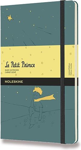 Moleskine Zápisník Le Petit Prince - tvrdé desky L, linkovaný, zelený A5 - obrázek 1