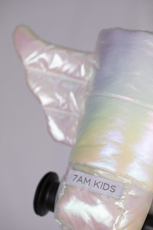 7AM Kids Warmmuffs -  dětské rukavice na koloběžku WHITE WINGS - obrázek 3