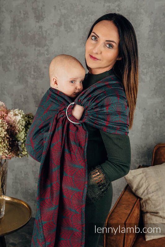 LennyLamb ring sling -DECO - MAROON MOSS - obrázek 1