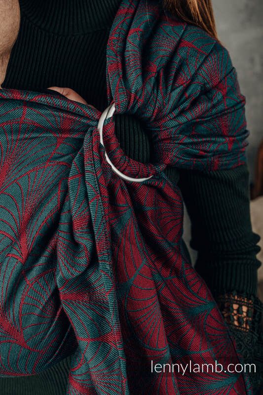 LennyLamb ring sling -DECO - MAROON MOSS - obrázek 2