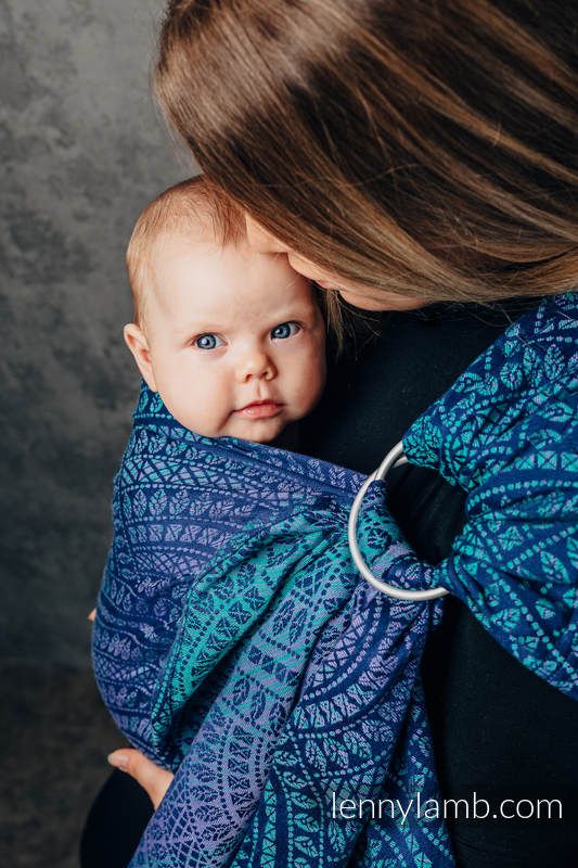 LennyLamb ring sling - PEACOCK'S TAIL - PROVANCE - obrázek 2