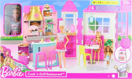 Barbie Restaurace s panenkou herní set HBB91 - obrázek 1