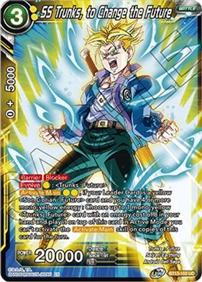 SS Trunks, to Change the Future (UC)/ Dragon Ball Super -  Supreme Rivalry - obrázek 1