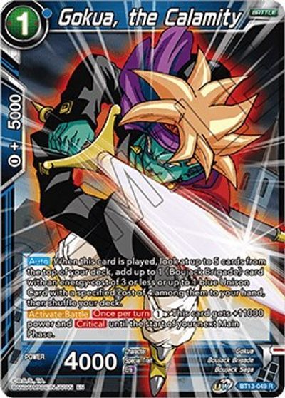 Gokua, the Calamity (R)/ Dragon Ball Super -  Supreme Rivalry - obrázek 1