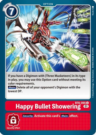 Happy Bullet Showering (OPTION) / DIGIMON - obrázek 1