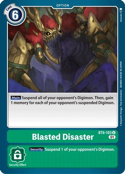 Blasted Disaster (OPTION) / DIGIMON - obrázek 1