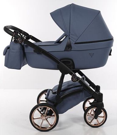 Kočárek Junama Termo line TEX dvojkombinace 04 Pigeon blue - obrázek 1