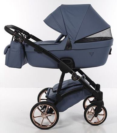 Kočárek Junama Termo line TEX dvojkombinace 04 Pigeon blue - obrázek 2