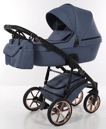 Kočárek Junama Termo line TEX dvojkombinace 04 Pigeon blue - obrázek 3