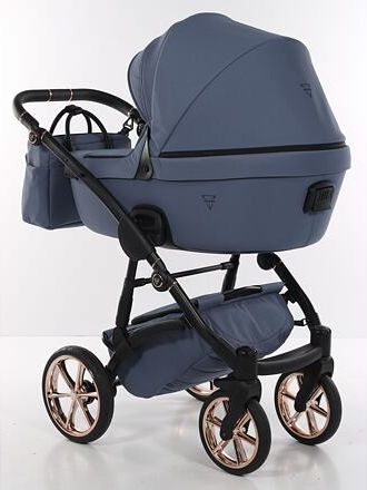 Kočárek Junama Termo line TEX dvojkombinace 04 Pigeon blue - obrázek 5
