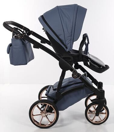 Kočárek Junama Termo line TEX dvojkombinace 04 Pigeon blue - obrázek 9