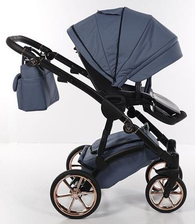 Kočárek Junama Termo line TEX dvojkombinace 04 Pigeon blue - obrázek 10