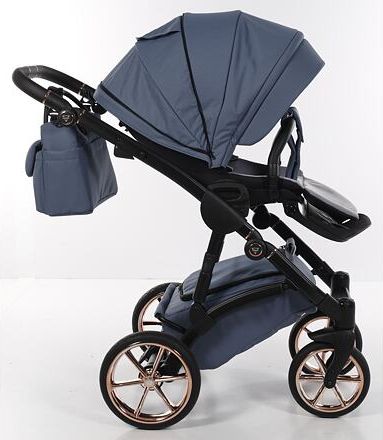 Kočárek Junama Termo line TEX dvojkombinace 04 Pigeon blue - obrázek 11
