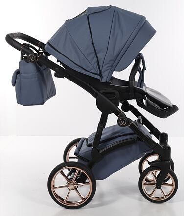 Kočárek Junama Termo line TEX dvojkombinace 04 Pigeon blue - obrázek 12