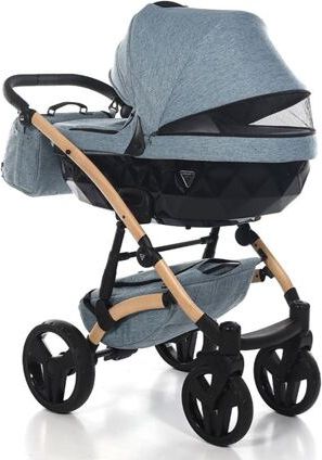 Kočárek Junama Vegan dvojkombinace 04 Melange blue - obrázek 6