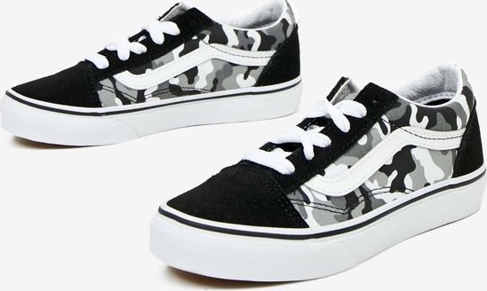 Old Skool Tenisky dětské Vans | Černá Šedá | Chlapecké | 27,5 - obrázek 6