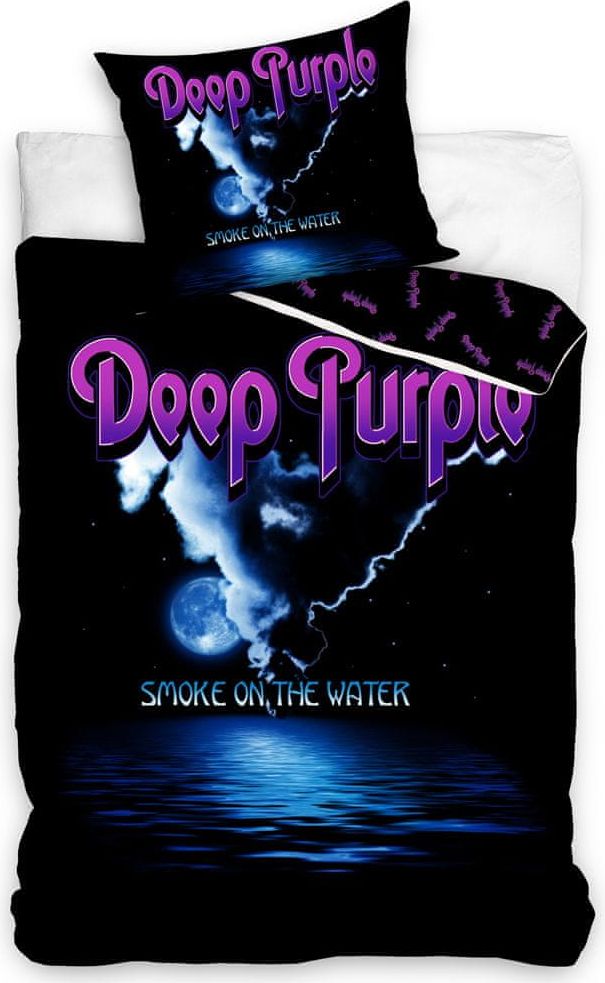 Carbotex Bavlněné povlečení Deep Purple Smoke On the Water - obrázek 1